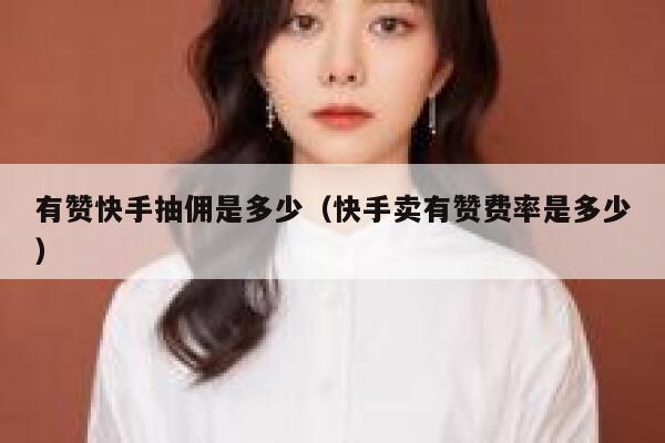 有赞快手抽佣是多少(快手卖有赞费率是多少) 第1张 有赞快手抽佣是多少(快手卖有赞费率是多少) 第1张