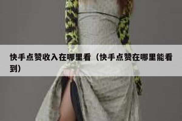 快手点赞收入在哪里看(快手点赞在哪里能看到) 第1张 快手点赞收入在哪里看(快手点赞在哪里能看到) 第1张