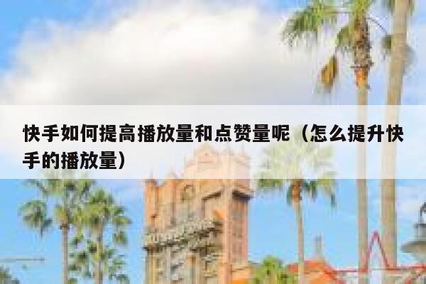 快手如何提高播放量和点赞量呢(怎么提升快手的播放量) 第1张 快手如何提高播放量和点赞量呢(怎么提升快手的播放量) 第1张