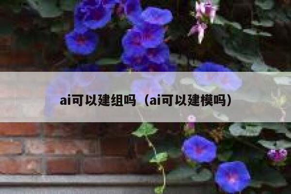 ai可以建组吗（ai可以建模吗） 第1张