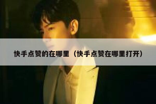 快手点赞的在哪里（快手点赞在哪里打开） 第1张