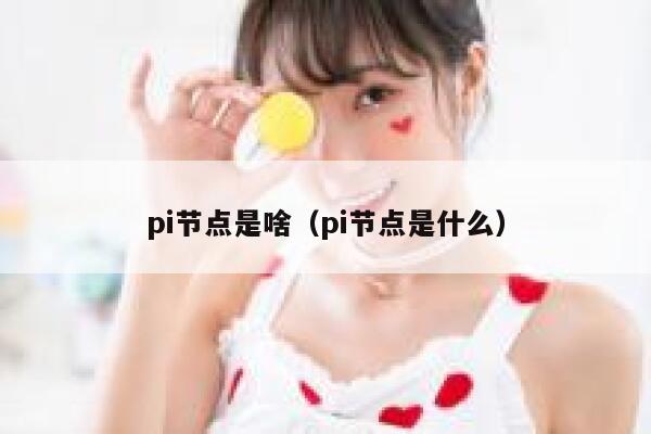 pi节点是啥（pi节点是什么） 第1张