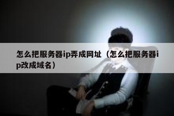 怎么把服务器ip弄成网址（怎么把服务器ip改成域名） 第1张