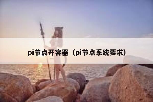 pi节点开容器（pi节点系统要求） 第1张