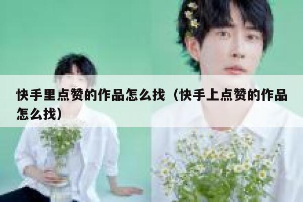 快手里点赞的作品怎么找（快手上点赞的作品怎么找） 第1张