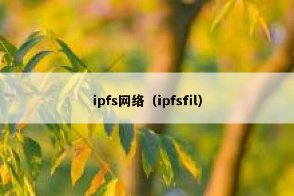 ipfs网络（ipfsfil） 第1张