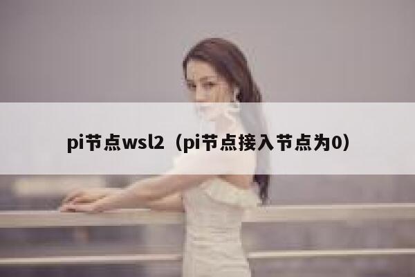 pi节点wsl2(pi节点接入节点为0) 第1张 pi节点wsl2(pi节点接入节点为0) 第1张