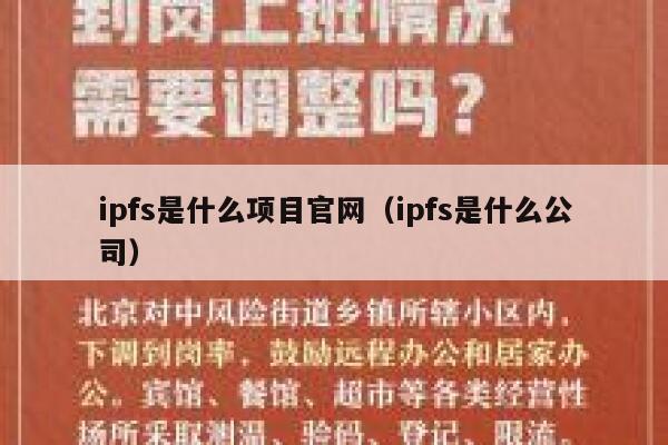 ipfs是什么项目官网（ipfs是什么公司） 第1张