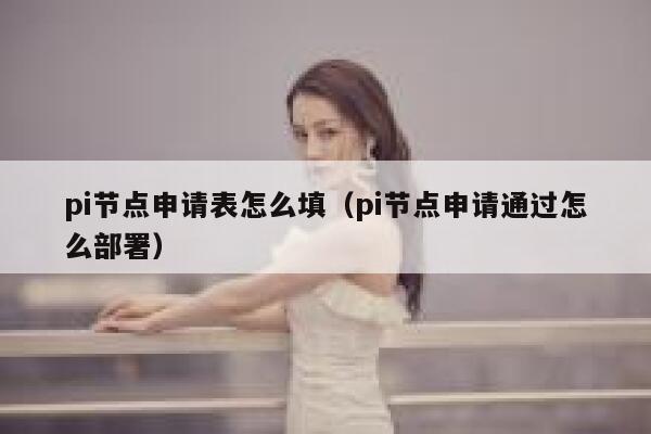 pi节点申请表怎么填（pi节点申请通过怎么部署） 第1张