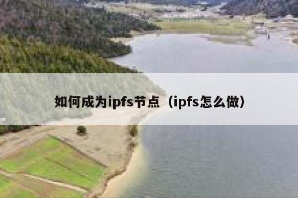如何成为ipfs节点（ipfs怎么做） 第1张