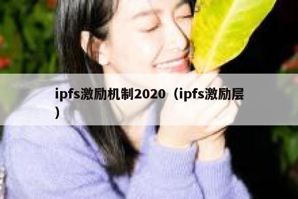ipfs激励机制2020（ipfs激励层） 第1张