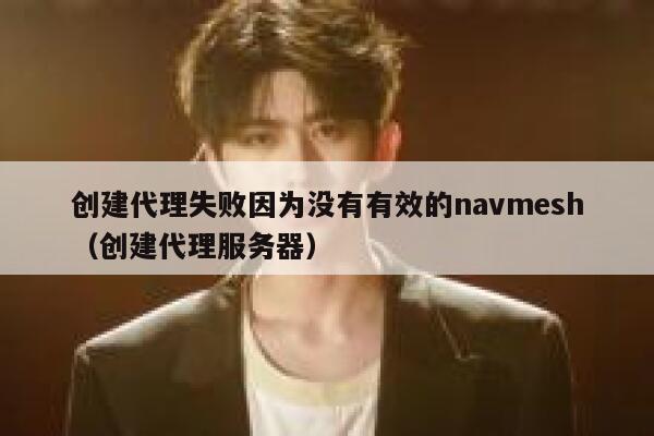 创建代理失败因为没有有效的navmesh（创建代理服务器） 第1张