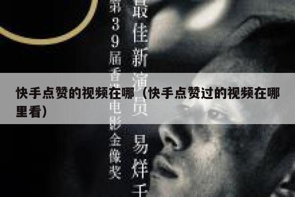 快手点赞的视频在哪（快手点赞过的视频在哪里看） 第1张