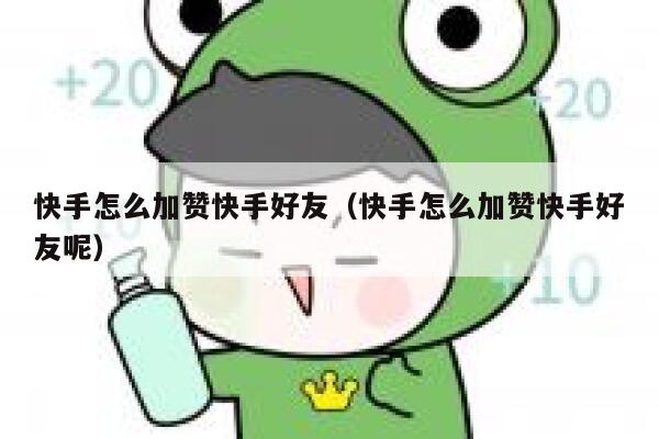 快手怎么加赞快手好友（快手怎么加赞快手好友呢） 第1张