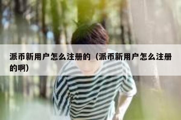 派币新用户怎么注册的（派币新用户怎么注册的啊） 第1张