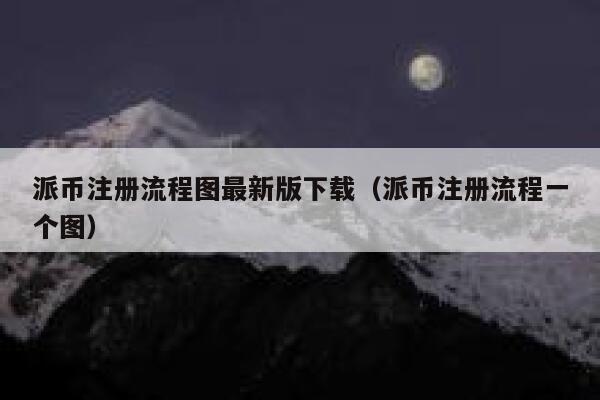 派币注册流程图最新版下载（派币注册流程一个图） 第1张