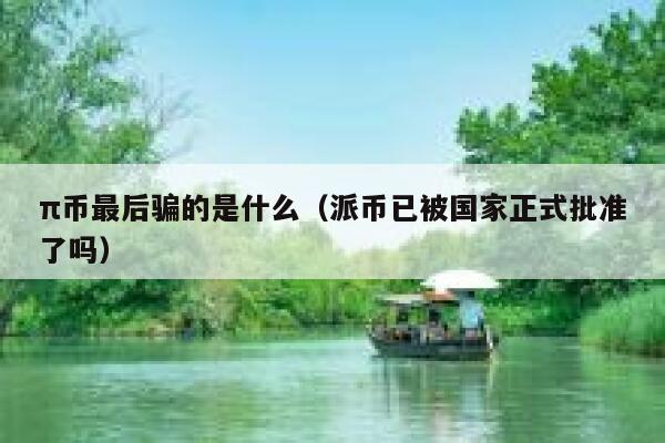π币最后骗的是什么(派币已被国家正式批准了吗) 第1张 π币最后骗的是什么(派币已被国家正式批准了吗) 第1张