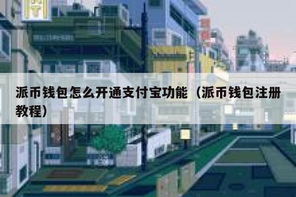 派币钱包怎么开通支付宝功能（派币钱包注册教程） 第1张