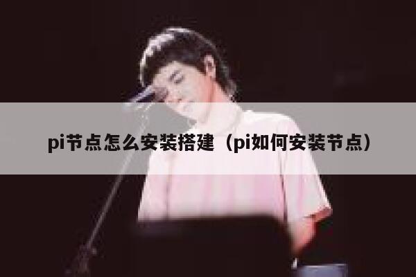 pi节点怎么安装搭建（pi如何安装节点） 第1张