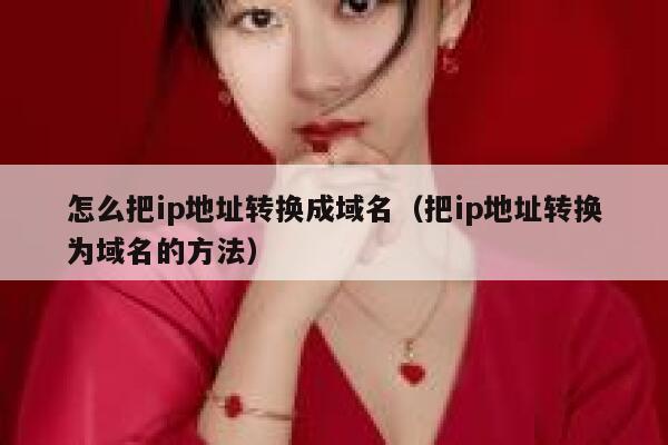 怎么把ip地址转换成域名（把ip地址转换为域名的方法） 第1张