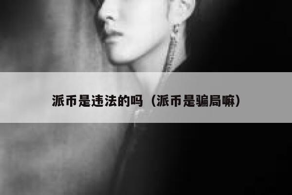 派币是违法的吗（派币是骗局嘛） 第1张