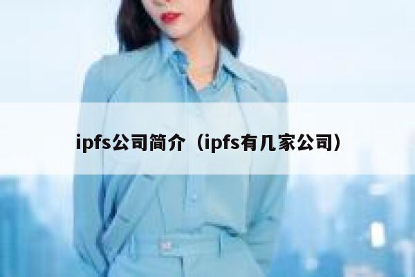 ipfs公司简介（ipfs有几家公司） 第1张