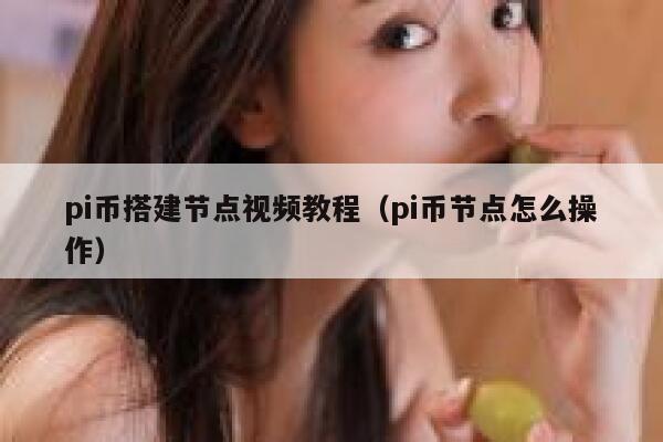pi币搭建节点视频教程（pi币节点怎么操作） 第1张