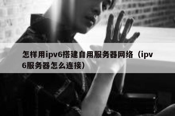怎样用ipv6搭建自用服务器网络(ipv6服务器怎么连接) 第1张 怎样用ipv6搭建自用服务器网络(ipv6服务器怎么连接) 第1张