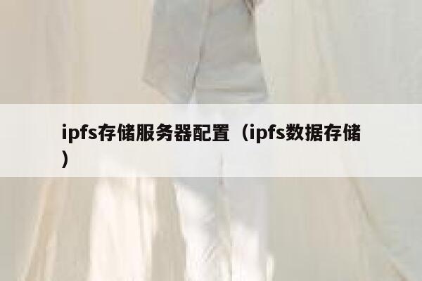 ipfs存储服务器配置（ipfs数据存储） 第1张