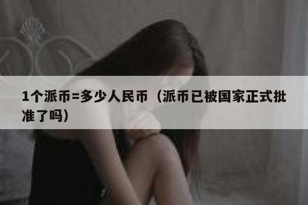 1个派币=多少人民币（派币已被国家正式批准了吗） 第1张