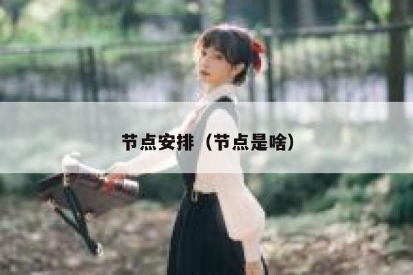 节点安排（节点是啥） 第1张