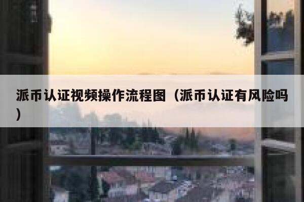 派币认证视频操作流程图（派币认证有风险吗） 第1张