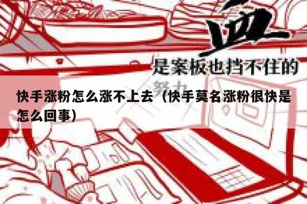 快手涨粉怎么涨不上去（快手莫名涨粉很快是怎么回事） 第1张