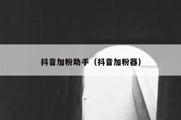 抖音加粉助手(抖音加粉器) 第1张 抖音加粉助手(抖音加粉器) 第1张