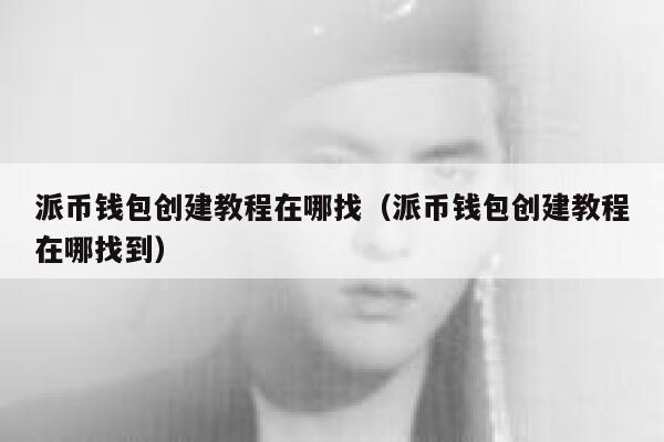 派币钱包创建教程在哪找（派币钱包创建教程在哪找到） 第1张