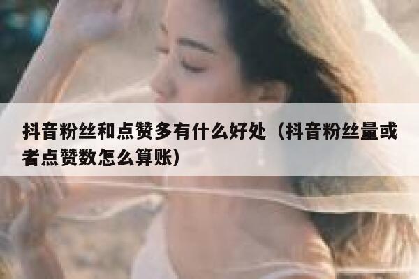 抖音粉丝和点赞多有什么好处(抖音粉丝量或者点赞数怎么算账) 第1张 抖音粉丝和点赞多有什么好处(抖音粉丝量或者点赞数怎么算账) 第1张