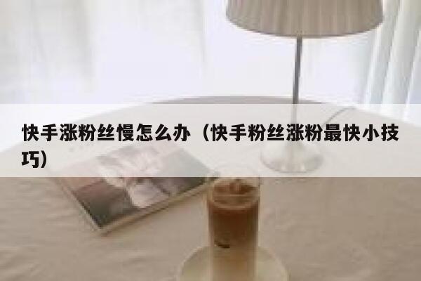 快手涨粉丝慢怎么办（快手粉丝涨粉最快小技巧） 第1张