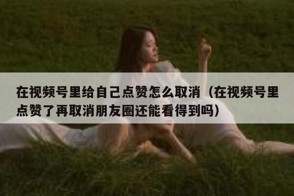 在视频号里给自己点赞怎么取消(在视频号里点赞了再取消朋友圈还能看得到吗) 第1张 在视频号里给自己点赞怎么取消(在视频号里点赞了再取消朋友圈还能看得到吗) 第1张