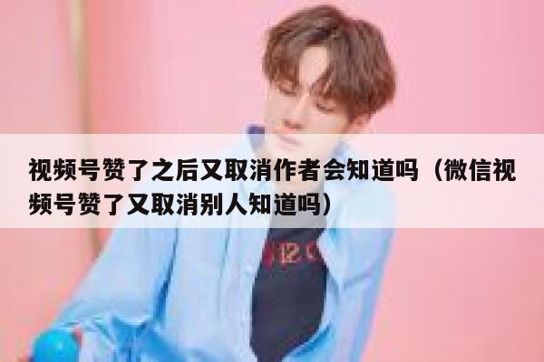 视频号赞了之后又取消作者会知道吗(微信视频号赞了又取消别人知道吗) 第1张 视频号赞了之后又取消作者会知道吗(微信视频号赞了又取消别人知道吗) 第1张
