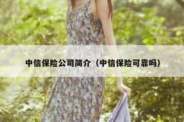 中信保险公司简介（中信保险可靠吗） 第1张