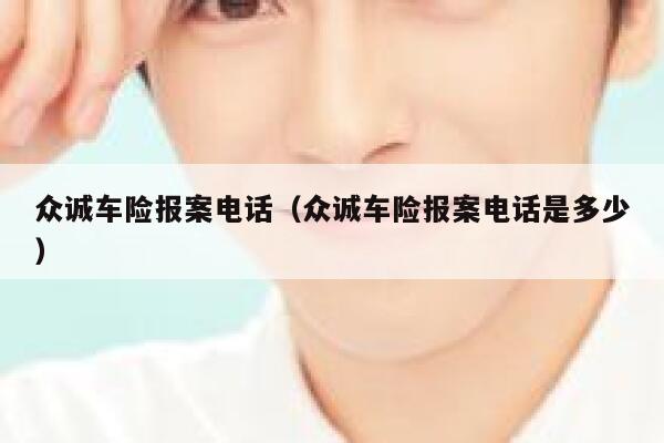 众诚车险报案电话(众诚车险报案电话是多少) 第1张 众诚车险报案电话(众诚车险报案电话是多少) 第1张
