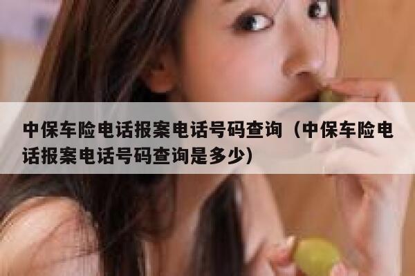 中保车险电话报案电话号码查询（中保车险电话报案电话号码查询是多少） 第1张