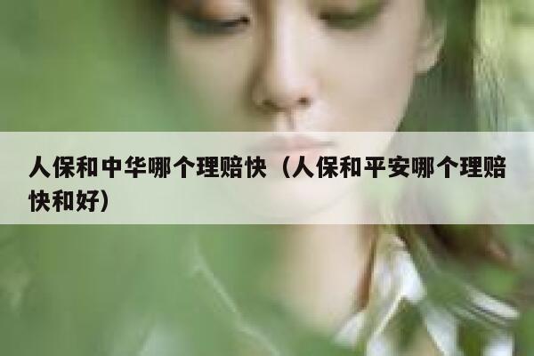 人保和中华哪个理赔快(人保和平安哪个理赔快和好) 第1张 人保和中华哪个理赔快(人保和平安哪个理赔快和好) 第1张