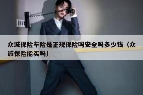 众诚保险车险是正规保险吗安全吗多少钱（众诚保险能买吗） 第1张