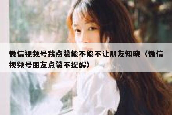 微信视频号我点赞能不能不让朋友知晓(微信视频号朋友点赞不提醒) 第1张 微信视频号我点赞能不能不让朋友知晓(微信视频号朋友点赞不提醒) 第1张