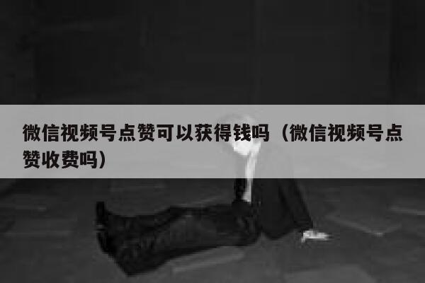 微信视频号点赞可以获得钱吗（微信视频号点赞收费吗） 第1张