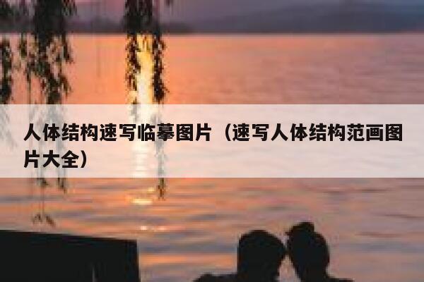 人体结构速写临摹图片（速写人体结构范画图片大全） 第1张