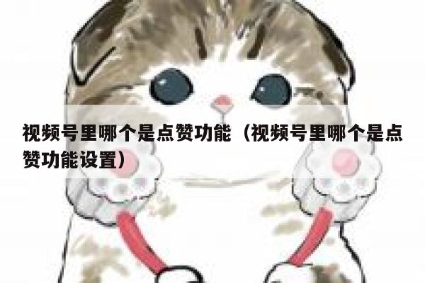 视频号里哪个是点赞功能(视频号里哪个是点赞功能设置) 第1张 视频号里哪个是点赞功能(视频号里哪个是点赞功能设置) 第1张