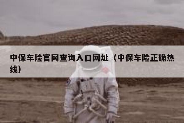 中保车险官网查询入口网址(中保车险正确热线) 第1张 中保车险官网查询入口网址(中保车险正确热线) 第1张