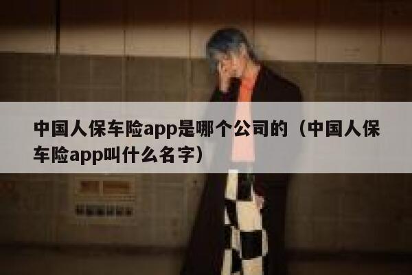 中国人保车险app是哪个公司的（中国人保车险app叫什么名字） 第1张